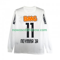 Koszulka Santos FC Neymar JR 11 2012 Retro Męska Domowy Komplet 2011 Długie Rękawy