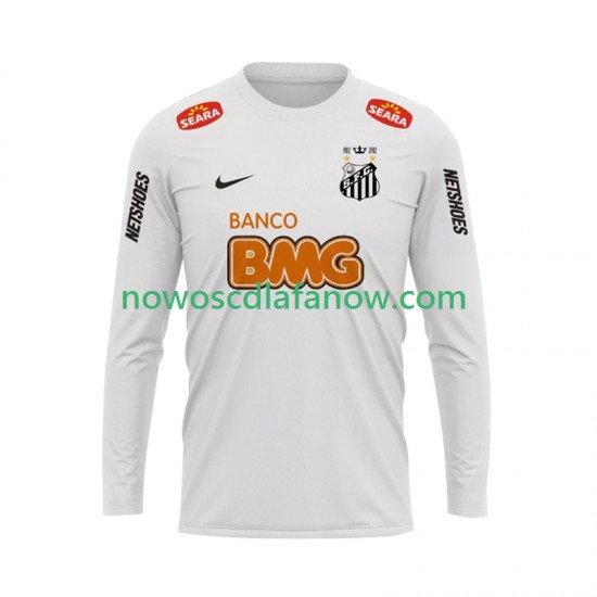 Koszulka Santos FC 2012 Retro Męska Domowy Komplet 2011 Długie Rękawy