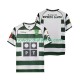 Koszulka Sporting CP 2001 2003 Retro Męska Domowy Komplet Krótkie Rękawy