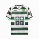 Koszulka Sporting CP 2001 2003 Retro Męska Domowy Komplet Krótkie Rękawy