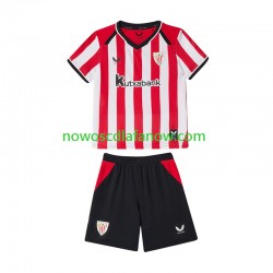 Koszulka Athletic Bilbao Dziecięca Domowy Komplet 2026-2027 Krótkie Rękawy