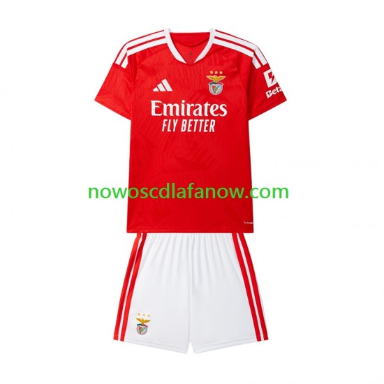 Koszulka Benfica Dziecięca Domowy Komplet 2026-2027 Krótkie Rękawy