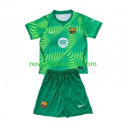 Koszulka FC Barcelona Bramkarskie Dziecięca Domowy Komplet 2026-2027 Krótkie Rękawy