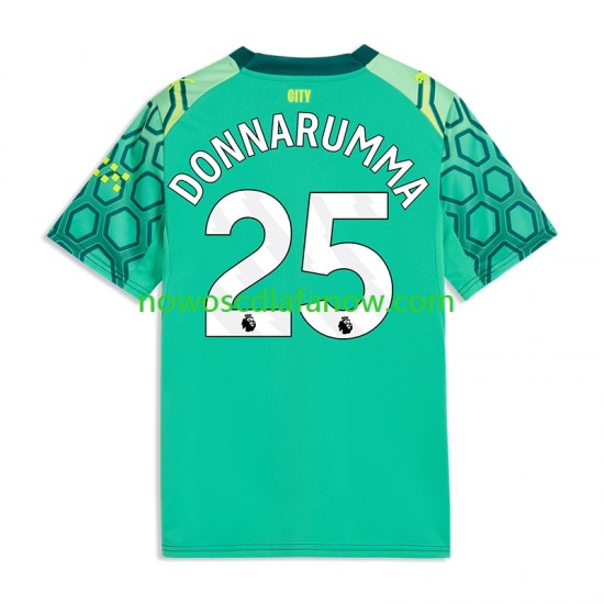 Koszulka Manchester City Gianluigi Donnarumma 25 Bramkarskie Męska Domowy Komplet 2026-2027 Krótkie Rękawy