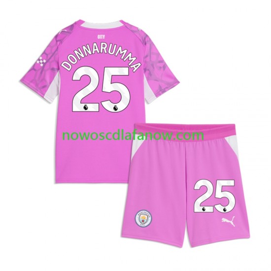 Koszulka Manchester City Gianluigi Donnarumma Bramkarskie Dziecięca Wyjazdowy Komplet 2026-2027 Krótkie Rękawy