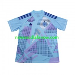 Koszulka Reprezentacja Hiszpanii Bramkarskie Męska Wyjazdowy Komplet Euro 2024 Krótkie Rękawy