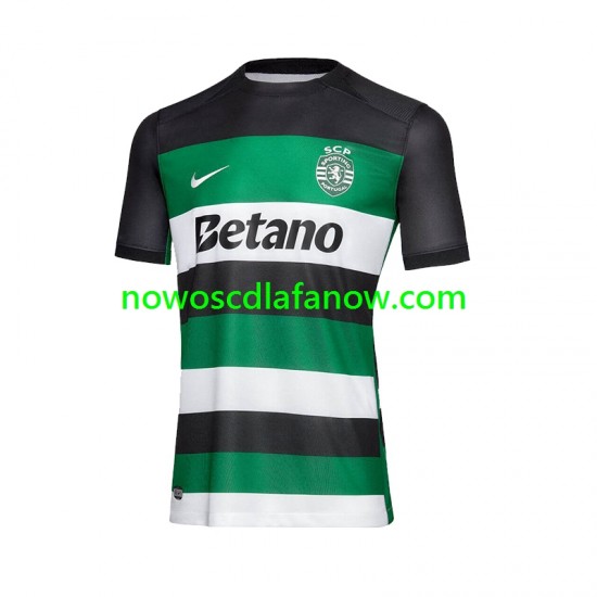 Koszulka Sporting CP Męska Domowy Komplet 2024-2025 Krótkie Rękawy