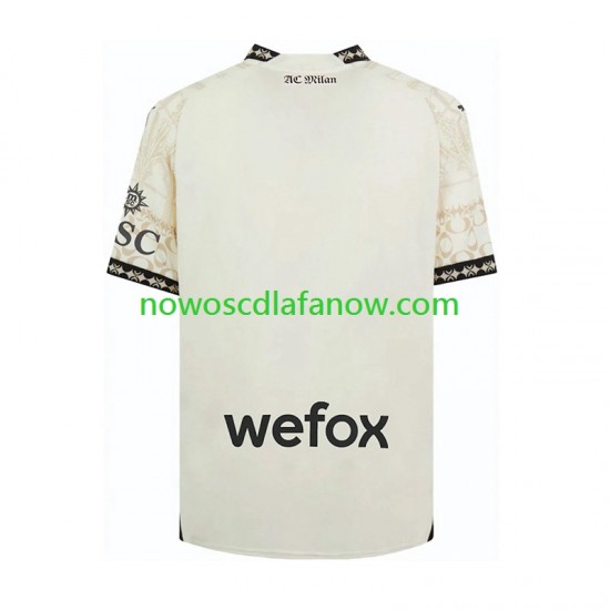 Koszulka AC Milan Męska Czwarty Komplet 2023-2024 Krótkie Rękawy