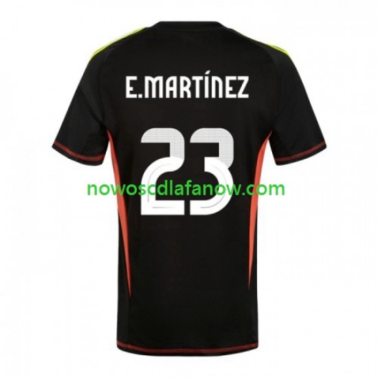 Koszulka Reprezentacja Argentyny Emiliano Martinez 23 Copa America Bramkarskie Męska Domowy Komplet 2024 Krótkie Rękawy