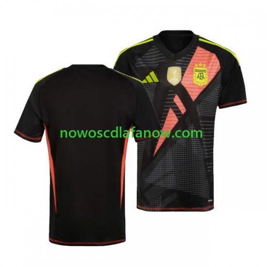 Koszulka Reprezentacja Argentyny Copa America Bramkarskie Męska Domowy Komplet 2024 Krótkie Rękawy