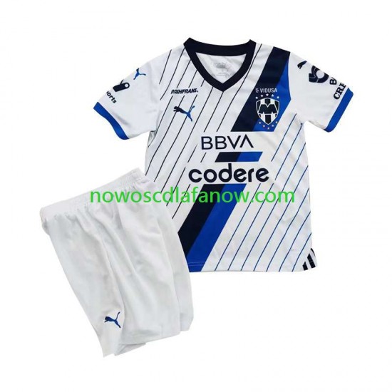 Koszulka CF Monterrey Dziecięca Wyjazdowy Komplet 2023-2024 Krótkie Rękawy