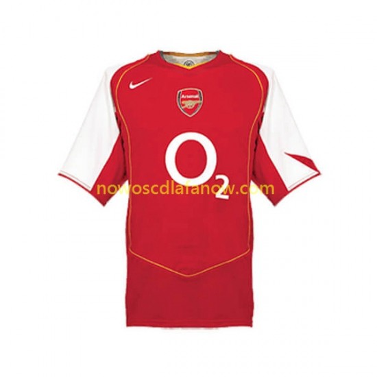 Koszulka Arsenal Retro Męska Domowy Komplet 2004 Krótkie Rękawy