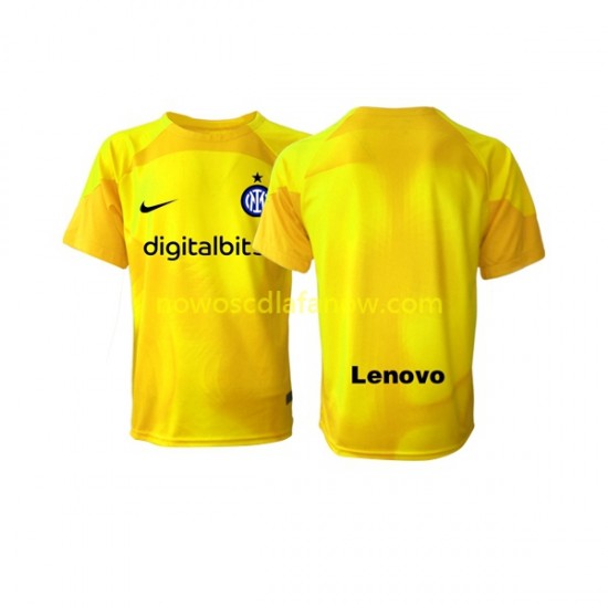 Koszulka Inter Mediolan Bramkarskie Męska Wyjazdowy Komplet 2022-2023 Krótkie Rękawy