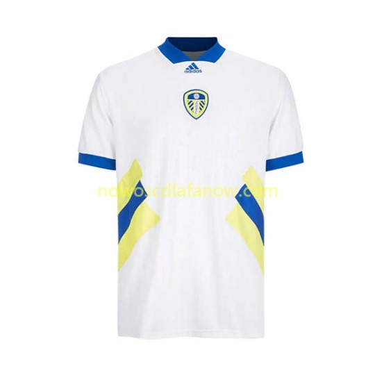 Koszulka Leeds United Icon Retro Męska Domowy Komplet 2022-2023 Krótkie Rękawy