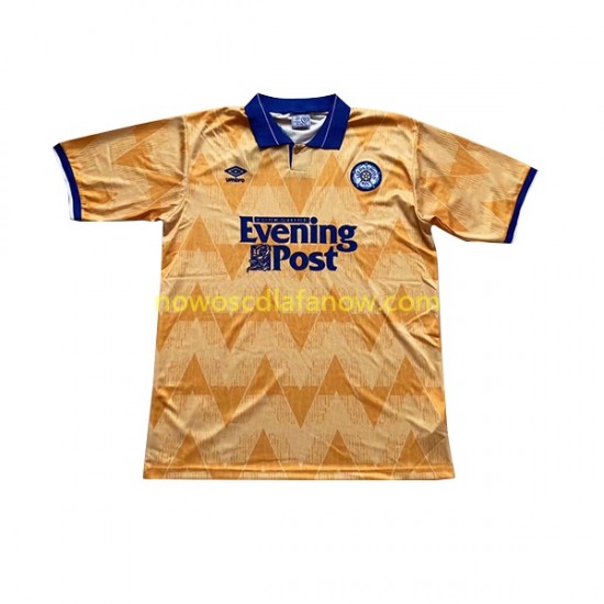 Koszulka Leeds United Retro Męska Wyjazdowy Komplet 1991-1992 Krótkie Rękawy