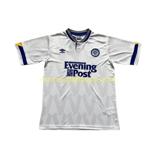Koszulka Leeds United Retro Męska Domowy Komplet 1991-1992 Krótkie Rękawy