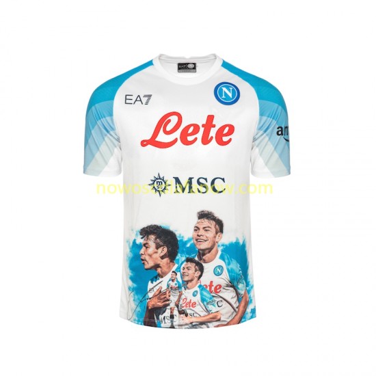 Koszulka Napoli Face Game Lozano 11 Męska Domowy Komplet 2022-2023 Krótkie Rękawy