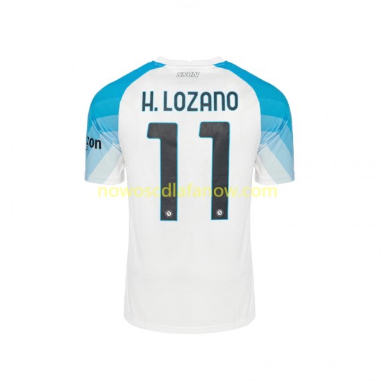 Koszulka Napoli Face Game Lozano 11 Męska Domowy Komplet 2022-2023 Krótkie Rękawy