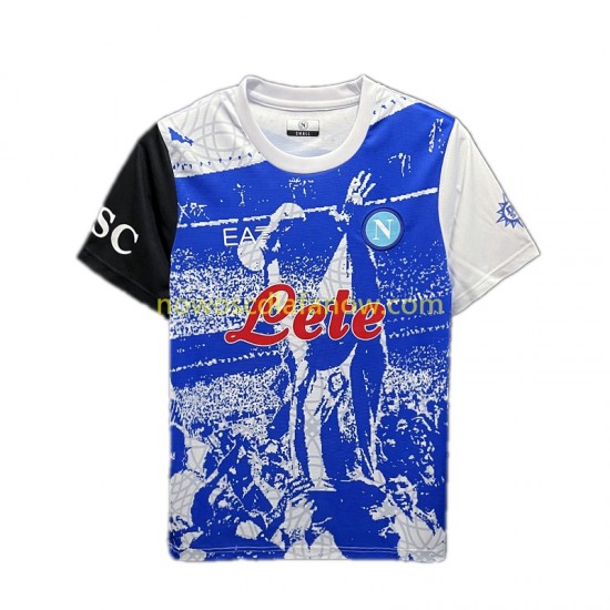 Koszulka Napoli Maradona Champions Special Edition Męska Domowy Komplet 2023 Krótkie Rękawy