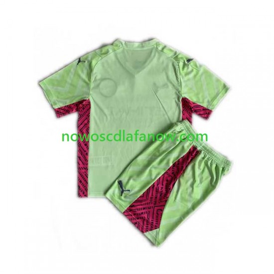 Koszulka Manchester City Bramkarskie Dziecięca Trzeci Komplet 2023-2024 Krótkie Rękawy