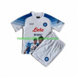 Koszulka Napoli Face Game Minjae 3 Dziecięca Domowy Komplet 2022-2023 Krótkie Rękawy
