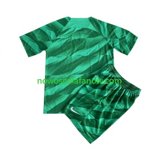 Koszulka Paris Saint-Germain Bramkarskie Dziecięca Domowy Komplet 2023-2024 Krótkie Rękawy