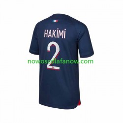 Koszulka Paris Saint-Germain Hakimi 2 Męska Domowy Komplet 2023-2024 Krótkie Rękawy