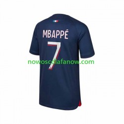 Koszulka Paris Saint-Germain Mbappé 7 Męska Domowy Komplet 2023-2024 Krótkie Rękawy