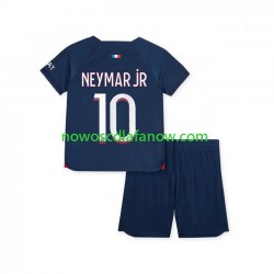 Koszulka Paris Saint-Germain Neymar Jr 10 Dziecięca Domowy Komplet 2023-2024 Krótkie Rękawy