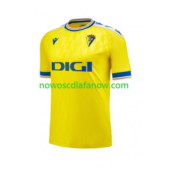 Koszulka Cádiz CF Męska Domowy Komplet 2023-2024 Krótkie Rękawy