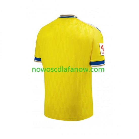 Koszulka Cádiz CF Męska Domowy Komplet 2023-2024 Krótkie Rękawy