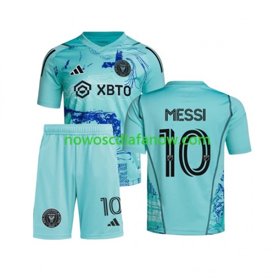 Koszulka Inter Miami Lionel Messi 10 Special Dziecięca Domowy Komplet 2023-2024 Krótkie Rękawy