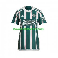 Koszulka Manchester United Damska Wyjazdowy Komplet 2023-2024 Krótkie Rękawy