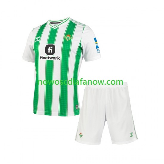 Koszulka Real Betis Dziecięca Domowy Komplet 2023-2024 Krótkie Rękawy