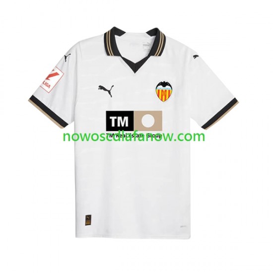 Koszulka Valencia CF Męska Domowy Komplet 2023-2024 Krótkie Rękawy