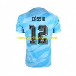 Koszulka Corinthians Cassio 12 Bramkarskie Męska Domowy Komplet 2023-2024 Krótkie Rękawy