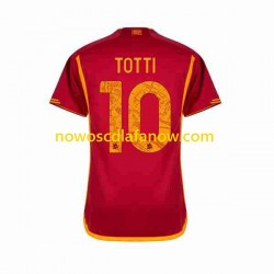 Koszulka AS Roma Totti 10 Męska Domowy Komplet 2023-2024 Krótkie Rękawy