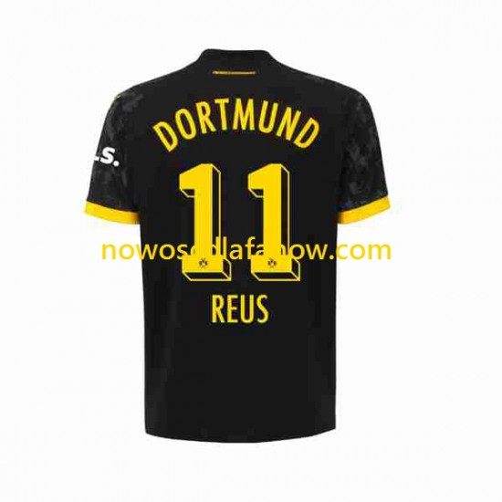 Koszulka Borussia Dortmund Marco Reus 11 Męska Wyjazdowy Komplet 2023-2024 Krótkie Rękawy