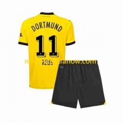 Koszulka Borussia Dortmund Marco Reus 11 Dziecięca Domowy Komplet 2023-2024 Krótkie Rękawy