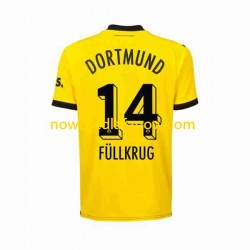Koszulka Borussia Dortmund Niclas Fullkrug 14 Męska Domowy Komplet 2023-2024 Krótkie Rękawy