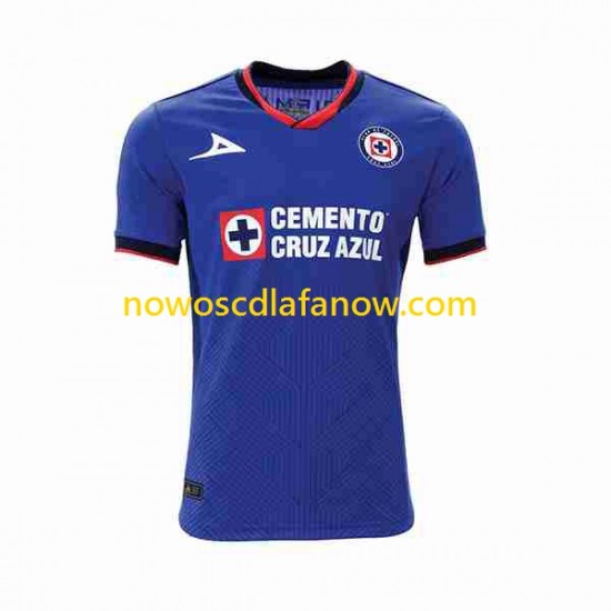 Koszulka Cruz Azul Męska Domowy Komplet 2023-2024 Krótkie Rękawy