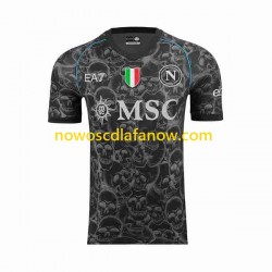 Koszulka Napoli Halloween Męska Domowy Komplet 2023-2024 Krótkie Rękawy