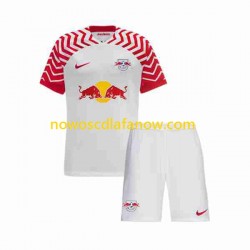 Koszulka RB Leipzig Dziecięca Domowy Komplet 2023-2024 Krótkie Rękawy