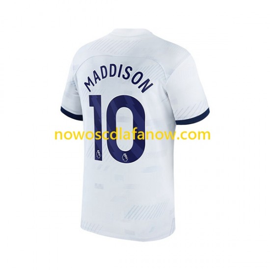 Koszulka Tottenham Hotspur James Maddison 10 Męska Domowy Komplet 2023-2024 Krótkie Rękawy
