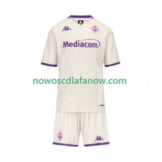 Koszulka Fiorentina Dziecięca Wyjazdowy Komplet 2025-2026 Krótkie Rękawy