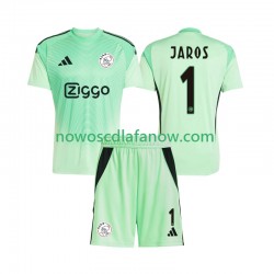 Koszulka AFC Ajax Vitezslav Jaros 1 Bramkarskie Dziecięca Domowy Komplet 2025-2026 Krótkie Rękawy
