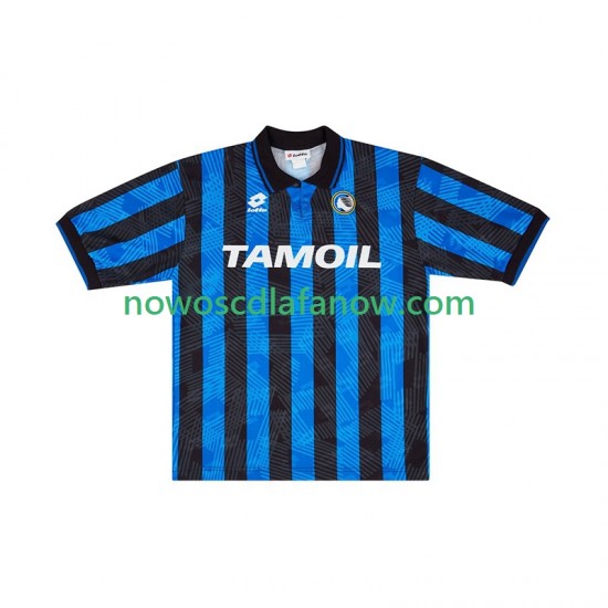 Koszulka Atalanta 1991 Retro Męska Domowy Komplet Krótkie Rękawy