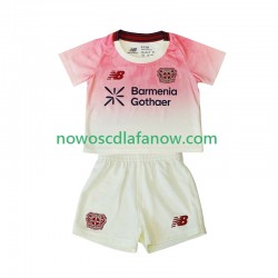 Koszulka Bayer 04 Leverkusen Dziecięca Wyjazdowy Komplet 2025-2026 Krótkie Rękawy