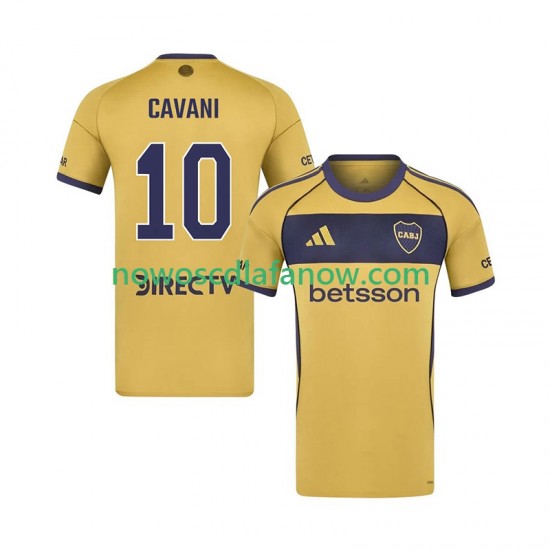 Koszulka CA Boca Juniors Edinson Cavani 10 Męska Wyjazdowy Komplet 2025-2026 Krótkie Rękawy