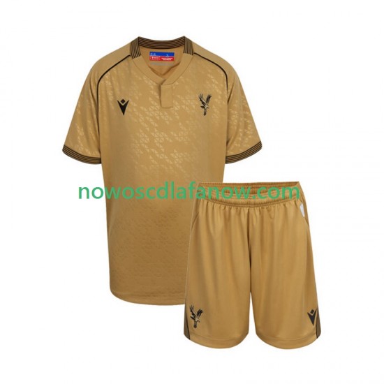 Koszulka Crystal Palace Dziecięca Wyjazdowy Komplet 2025-2026 Krótkie Rękawy